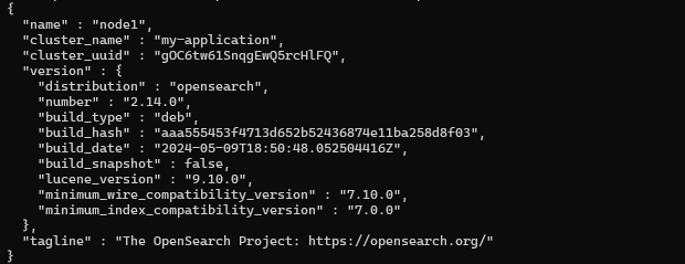 OpenSearch version