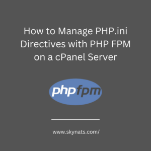 Manage PHP.in directives with PHP FPM