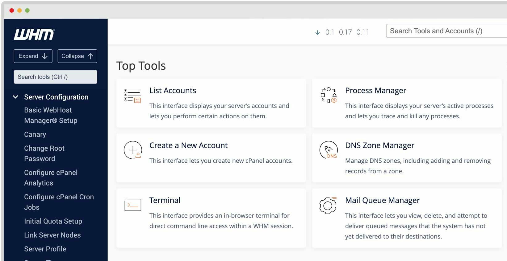 cPanel Server Management Services